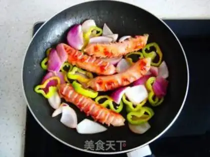 Make Fried sausage step 6