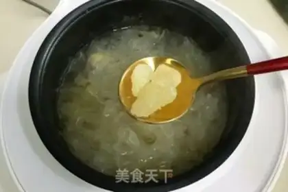 Make Peach gel and pineapple soup step 5