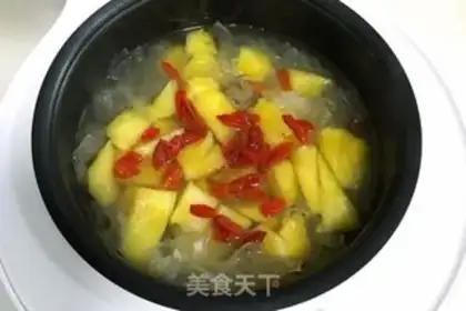 Make Peach gel and pineapple soup step 6