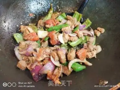 Make Pepper onion fried beef step 4