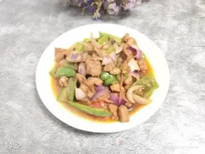 Make Pepper onion fried beef step 5