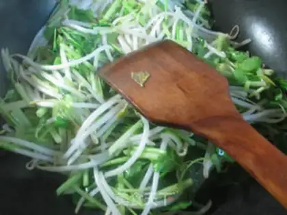 Make The celery sprouts step 2