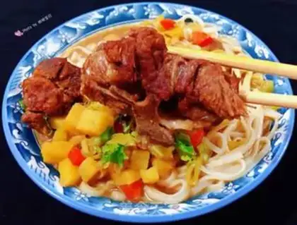 Make The pasta when the ribs are red step 10