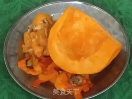 Make Pumpkin dates step 1