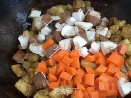 Make Curry eggplant caps step 5