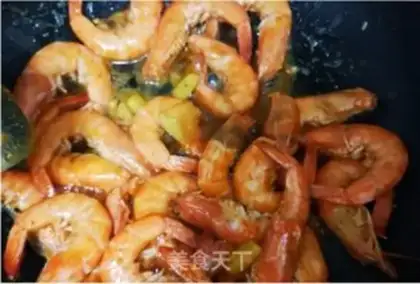 Make Red burning shrimp step 4