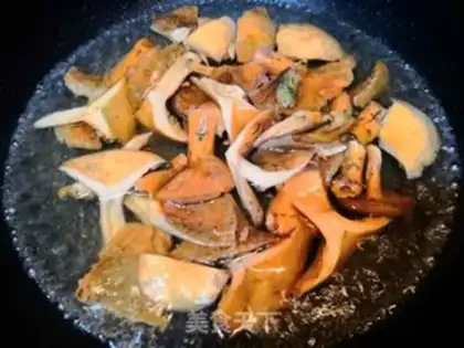 Make Wild pine tofu gravy step 5