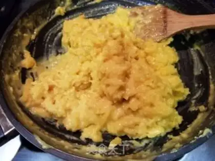Make Gold, sand, milk, yellow step 7