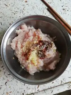 Make Chicken mushroom congee step 2