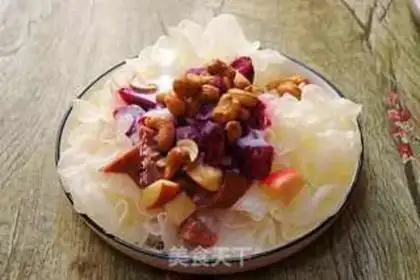 Make Silver-ear beef-eat fruit salad step 8