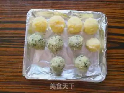 Make Double potato ball step 3