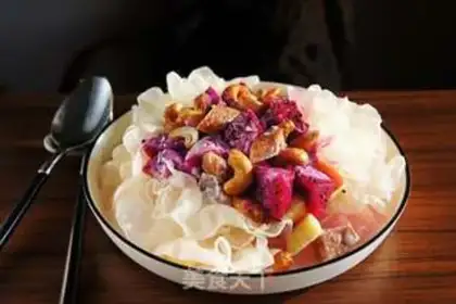 Make Silver-ear beef-eat fruit salad step 9