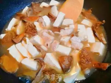 Make Wild pine tofu gravy step 11