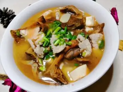 Make Wild pine tofu gravy step 12