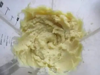 Make Green bean cake step 3