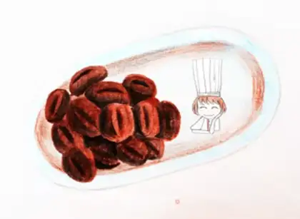 Make Coffee beans step 8