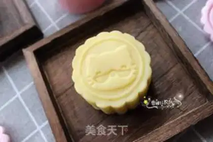 Make Green bean cake step 9