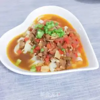 Make Mushroom meat noodles step 5