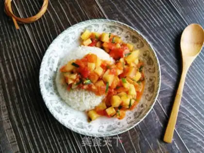 Make Tomato potatoes step 6
