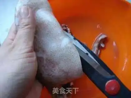 Make Roasted squid step 1