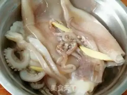 Make Roasted squid step 2