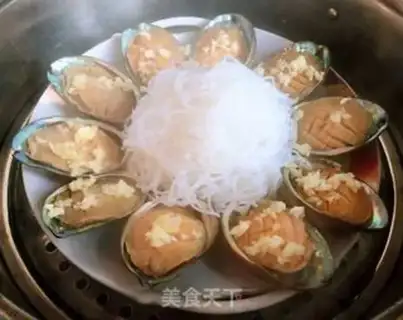 Make Garlic fans steam abalone step 5