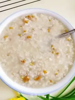 Make Green bean congee step 3