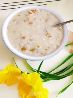 Make Green bean congee step 4