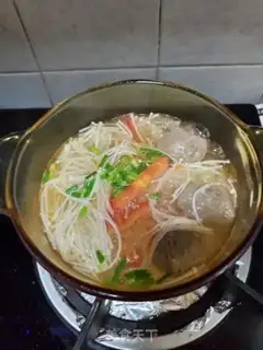 Make Beefballs, gin and mushroom soup step 3