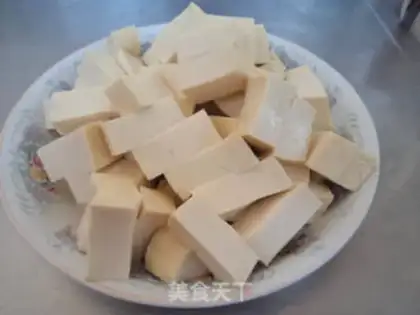 Make Tofu carrots step 1