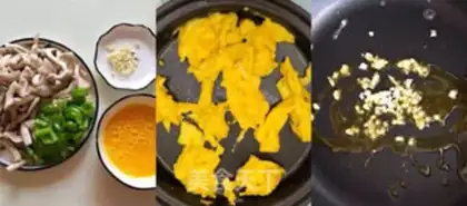 Make Pumpkin fried eggs step 0