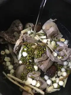 Make Old pigeon green bean soup step 4