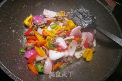 Make Pretzel beef step 8