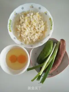Make Egg fried rice step 0