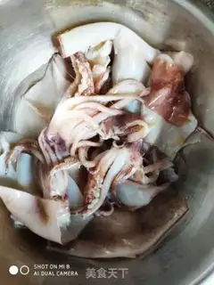 Make Barbecue squid step 0