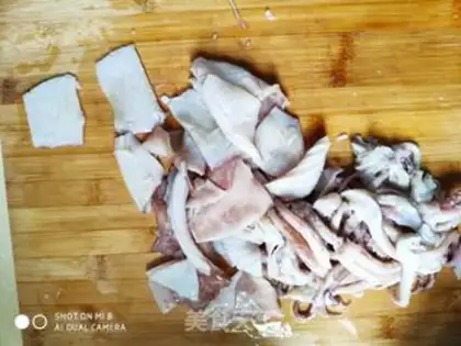 Make Barbecue squid step 1