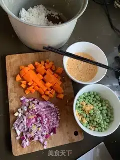 Make Egg fried rice step 0