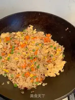 Make Egg fried rice step 3