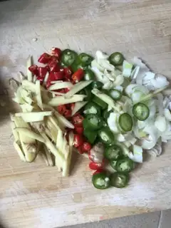 Make Spicy garter step 3
