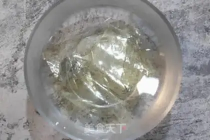 Make Blue yogurt mousse cake step 4
