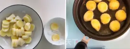 Make Ginger mushrooms burning Okja tofu step 1