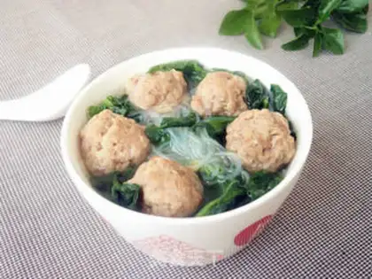 Make Poppy fan meatball soup step 9