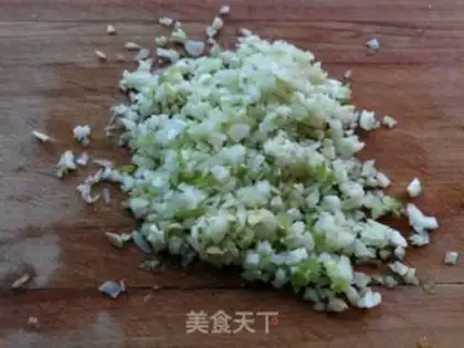 Make Garlic fan steams step 3