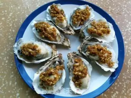 Make Garlic fan steams step 9