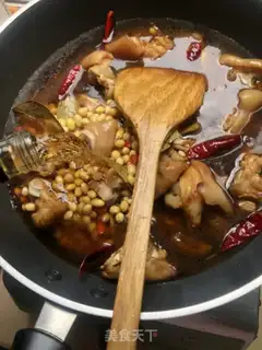 Make Soybeans, pig hoof step 9