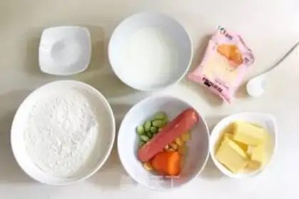 Make Vegetables at sausages step 0