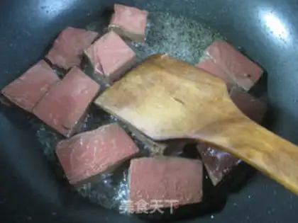 Make Duck-blooded cabbage for fans step 1