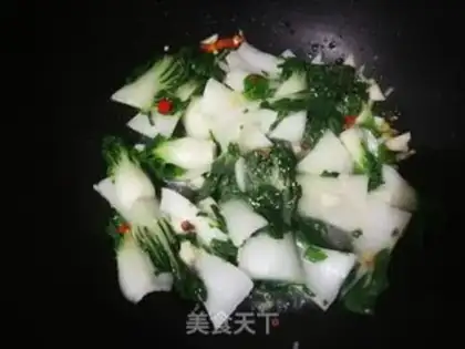 Make Garlic cabbage step 5
