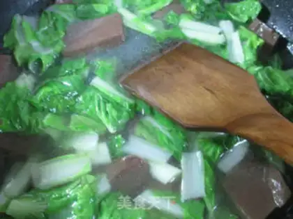 Make Duck-blooded cabbage for fans step 7