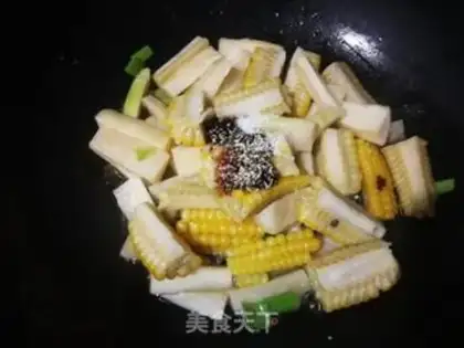Make White corn step 7